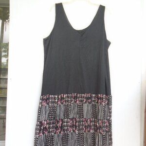 vintage More -Jazz Womens Shift Dress Size 20 Black